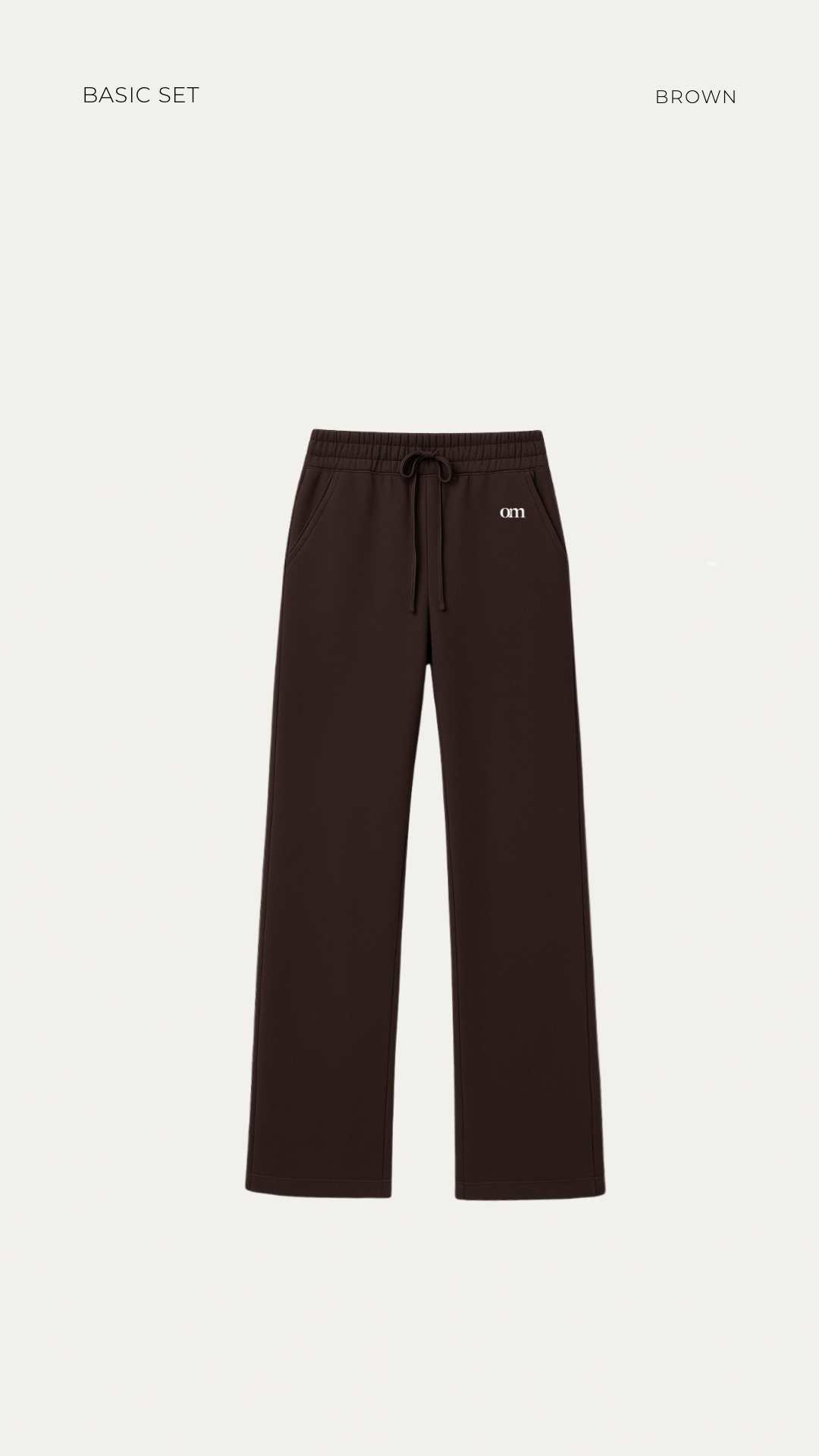 Basic Straight Leg Sweatpant