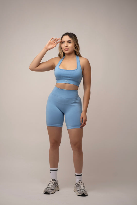 Short Active Blue