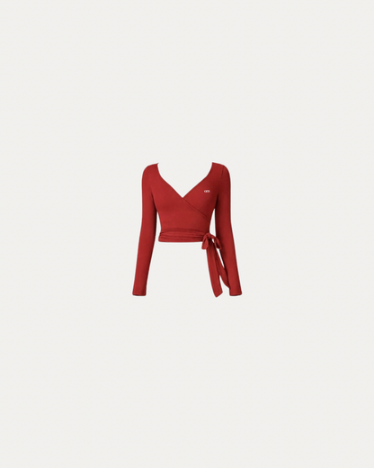 Soft Wrap Pilates Top